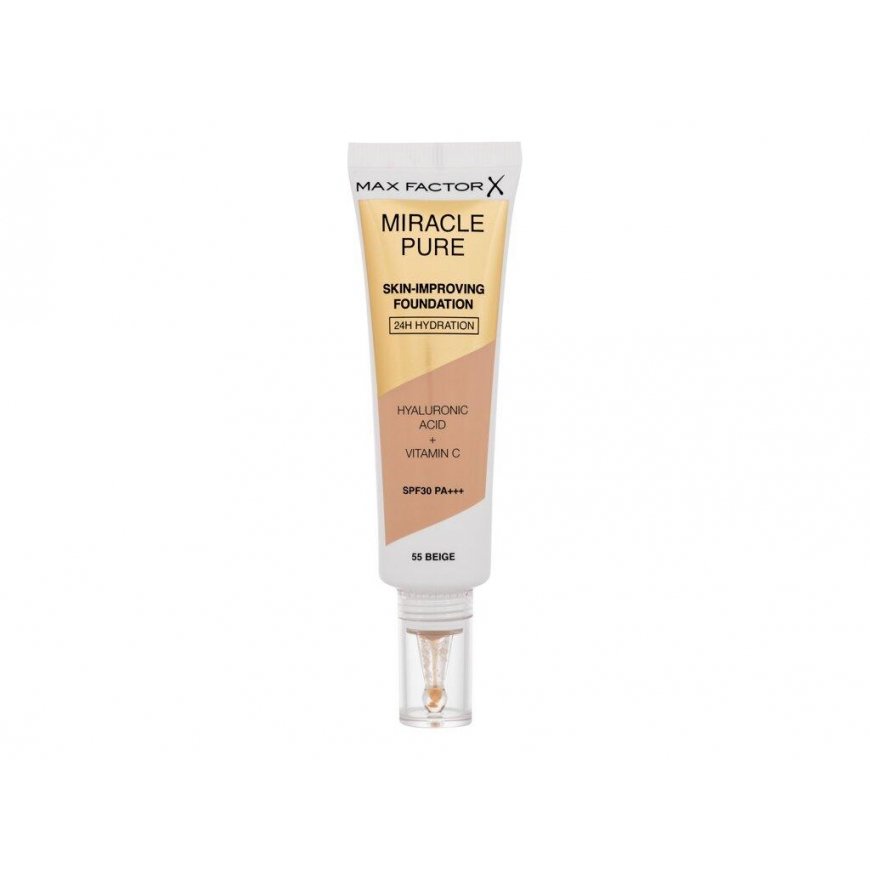 make-up base "Max Factor Miracle Pure Foundation Spf30 55-brownish yellow" 30ml