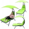 Saska Garden CHAIR CHAIR WITH UMBRELLA BERGAMO 200x125x180CM LIME Saska Garden CHAIR CHAIR WITH UMBRELLA BERGAMO 200x125x180CM LIME