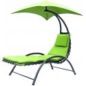 Saska Garden CHAIR CHAIR WITH UMBRELLA BERGAMO 200x125x180CM LIME Saska Garden CHAIR CHAIR WITH UMBRELLA BERGAMO 200x125x180CM LIME