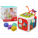 Lean Toys Educational Cube For Babies Sorter 7in1 Lean Toys Educational Cube For Babies Sorter 7in1
