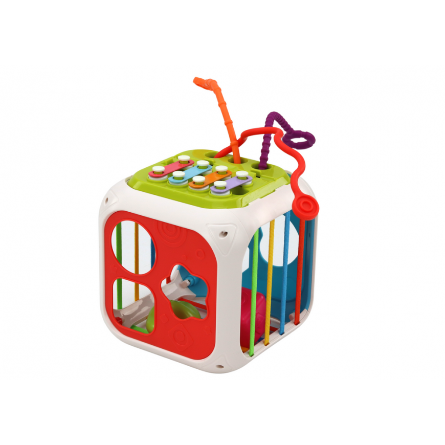 Lean Toys Educational Cube For Babies Sorter 7in1 – 2