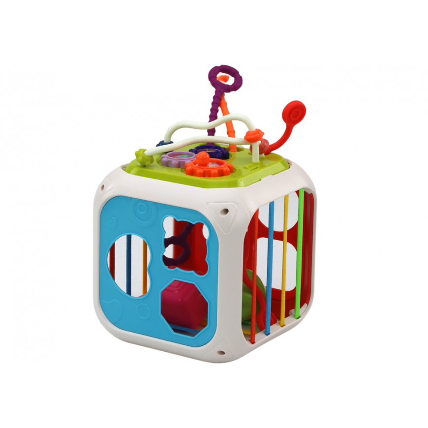 Lean Toys Educational Cube For Babies Sorter 7in1 – 3