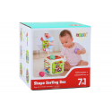 Lean Toys Educational Cube For Babies Sorter 7in1 Lean Toys Educational Cube For Babies Sorter 7in1