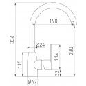 Ferro Kitchen faucet Cordoba BCD4 Ferro Kitchen faucet Cordoba BCD4