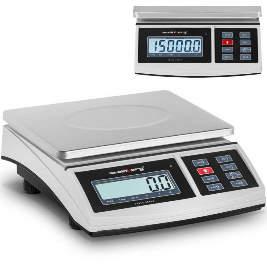 Kitchen scales Steinberg Systems Postal weight for LCD letter parcels 15 kg / 0.5 g
