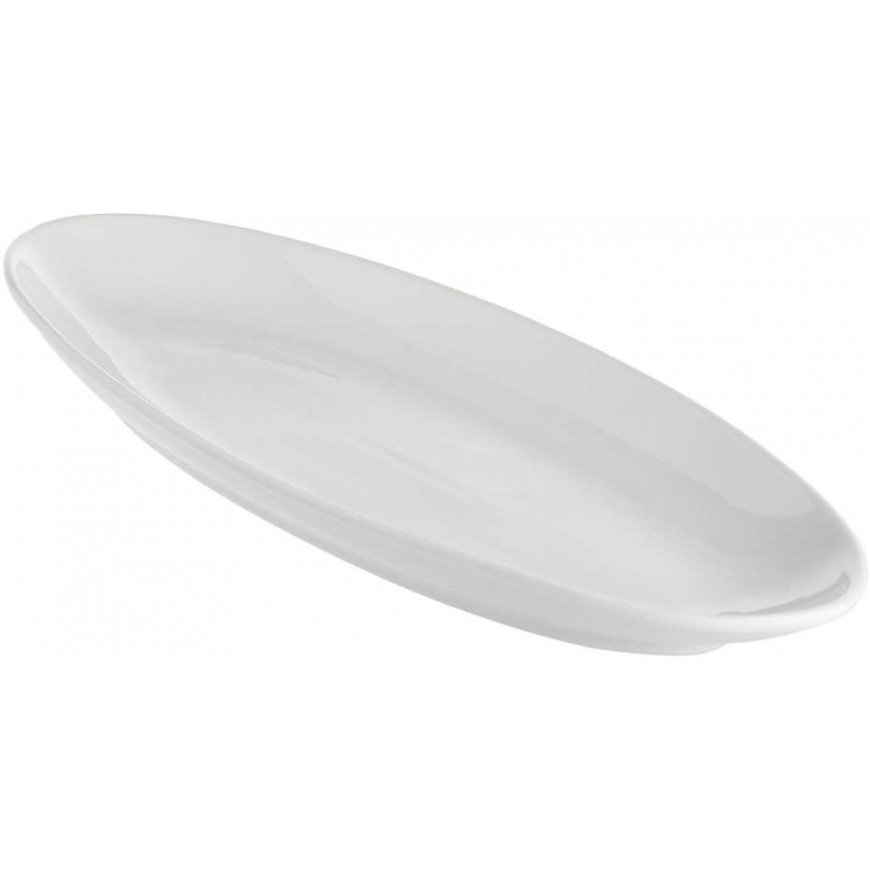 La Porcellana Bianca Taca ovalna Convivio - White, 36 x 17 cm
