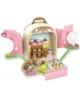 WOOPIE Królik w Plecaku 3w1 Set do Pielęgnacji Króliczka w Plecaku