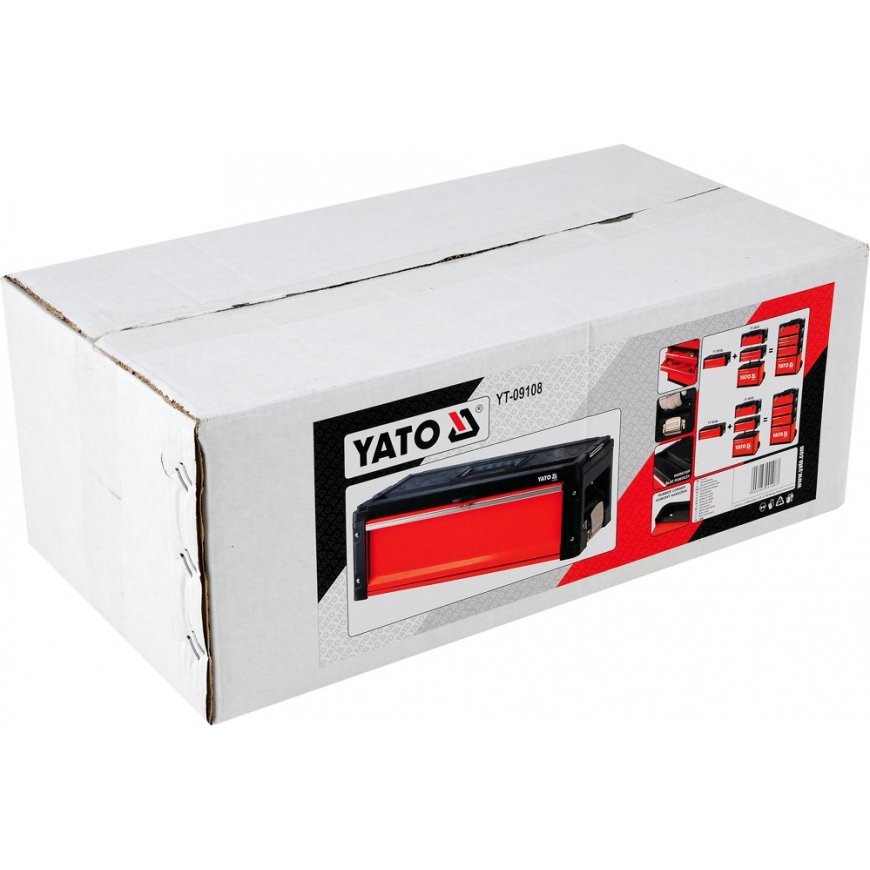 Yato YT-09108 tööriistakast Metall Must, Punane – 4