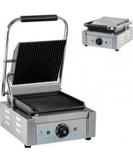 Royal Catering contact grill with grooves