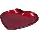 Rituali Domestici Szklany talerz w szállek serca Neimieipensieri - Red, 14 cm Rituali Domestici Szklany talerz w szállek serca Neimieipensieri - Red, 14 cm