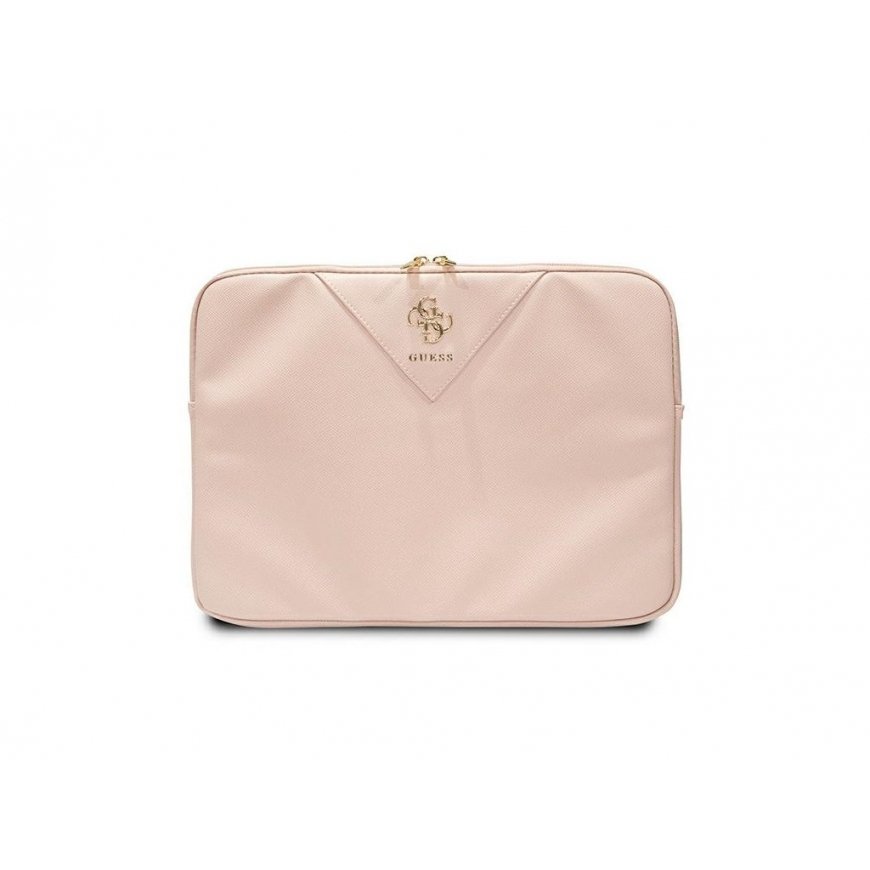 Guess Sleeve GUCS14ZPGSTEGP 14" różowy|pink Triangle 4G