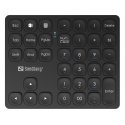 Sandberg 630-09 tastatūra RF bezvadu + USB Melns Sandberg 630-09 tastatūra RF bezvadu + USB Melns