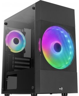 Aerocool Atomic Lite „Mini Tower“ Juoda