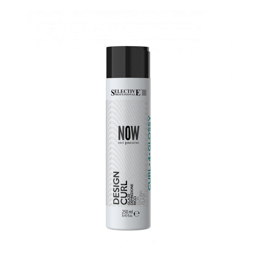 Selective Professional NOW DESIGN CURL Curl styling glaze Liquid for forming curls, 250 ml – 2