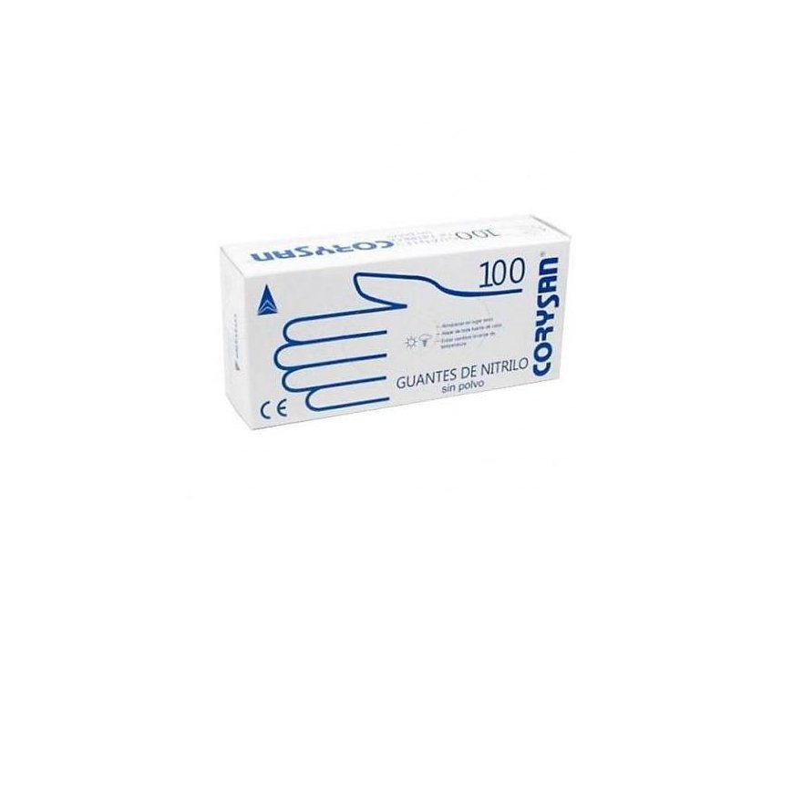 Corysan Powder Free Nitrile Gloves Size S