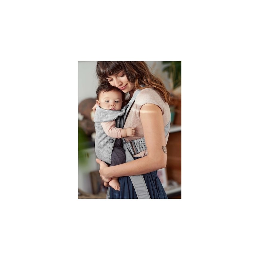 Childhome BB021018 baby carrier Baby carrier backpack Cotton, Elastane, Polyester Grey – 3