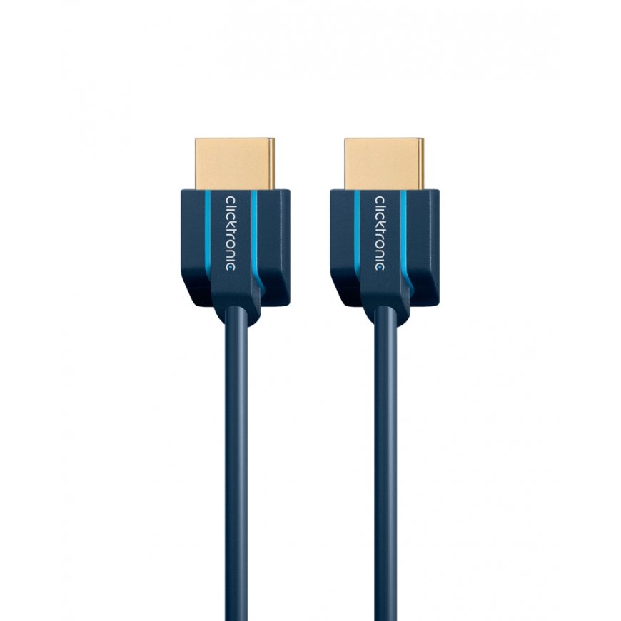 ClickTronic 70701 HDMI kabelis 0,5 m HDMI A tipo (standartinis) Mėlyna