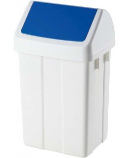 MEVA Waste bin for waste sorting - blue, 25L