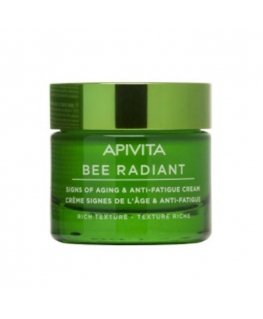 Apivita Bee spinduliuojantys senėjimo ženklai ir nuovargis kreminis turtinga tekstūra 50 ml