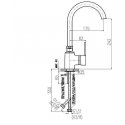Kitchen faucet Domoletti Zambezi DZA007.5/4 Kitchen faucet Domoletti Zambezi DZA007.5/4
