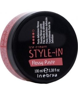Inebrya INEBRYA_Ice Kremas Style-In Flossy Paste plaukų modeliavimo pasta 100ml