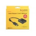 DeLOCK 62607 videokaabliadapter 0,2 m DisplayPort HDMI tüüp A (Standard) Must DeLOCK 62607 videokaabliadapter 0,2 m DisplayPort HDMI tüüp A (Standard) Must
