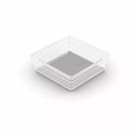 Box Sistemo Organizer 6 15 x 15 x 5 cm transparent|light grey Box Sistemo Organizer 6 15 x 15 x 5 cm transparent|light grey