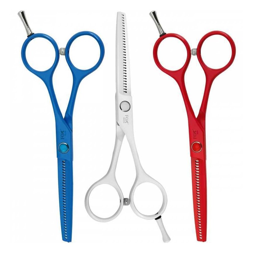 Blue FOX hairdressing thinning shears -