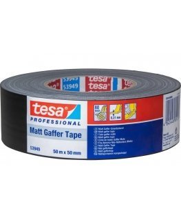 Tesa Duct Tape 50m x 50mm Gaffer tape black 53949