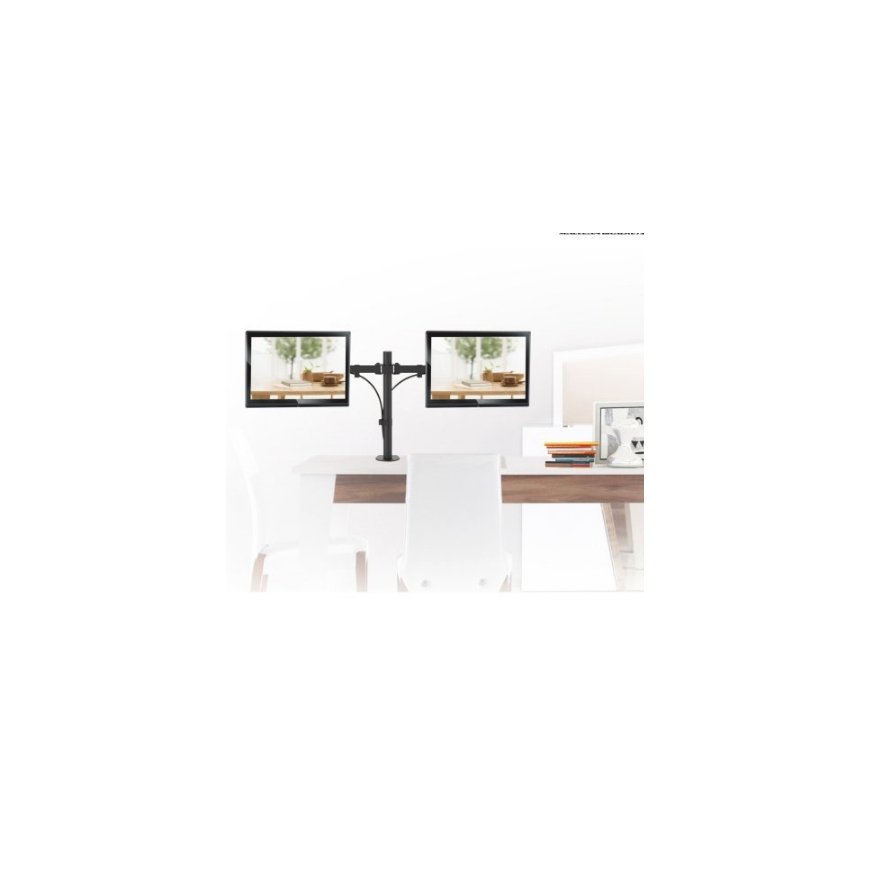Maclean MC-754 monitora stiprinājums un statīvs 81,3 cm (32") Melns Galds – 2