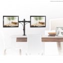 Maclean MC-754 monitor mount / stand 81.3 cm (32") Black Desk