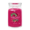 Yankee Candle Sparkling Winterberry wax candle Round Red 1 pc(s) Yankee Candle Sparkling Winterberry wax candle Round Red 1 pc(s)