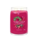 Yankee Candle Sparkling Winterberry wax candle Round Red 1 pc(s) Yankee Candle Sparkling Winterberry wax candle Round Red 1 pc(s)