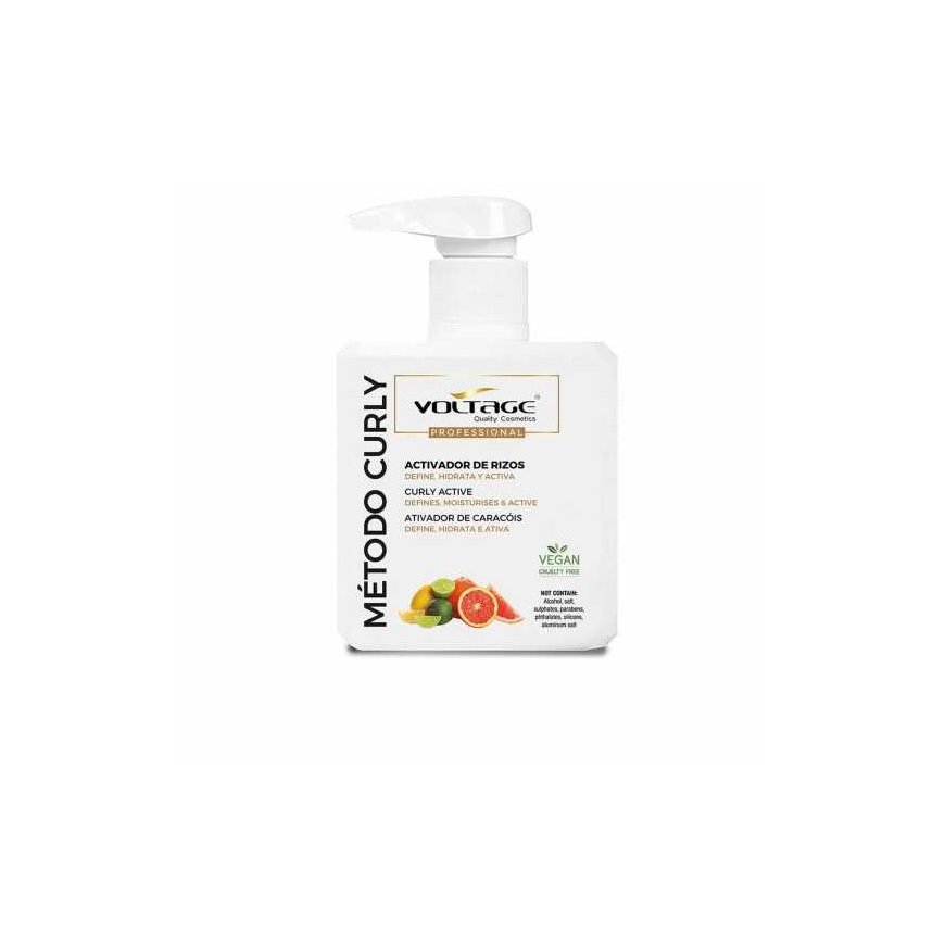 Voltage Cosmetics Voltage Prof Defined Curl Activator Kreminė gelinė plaukų priežiūros priemonė garbanotiem plaukam 500ml – 3