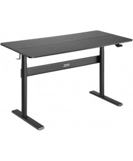 Biurko stolik su blatem 140x68cm Ergo Office, sprężyna dujinė, regulacja aukščio, do pracy stojąco siedzącej, max wys 115cm, ER