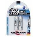 Ansmann Mignon AA 2850mAh NiMH battery digital set of 2 Ansmann Mignon AA 2850mAh NiMH battery digital set of 2