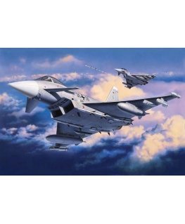Revell Eurofighter Typhoon (single seater) Fiksuotojo sparno orlaivio modelis Montavimo rinkinys 1:144