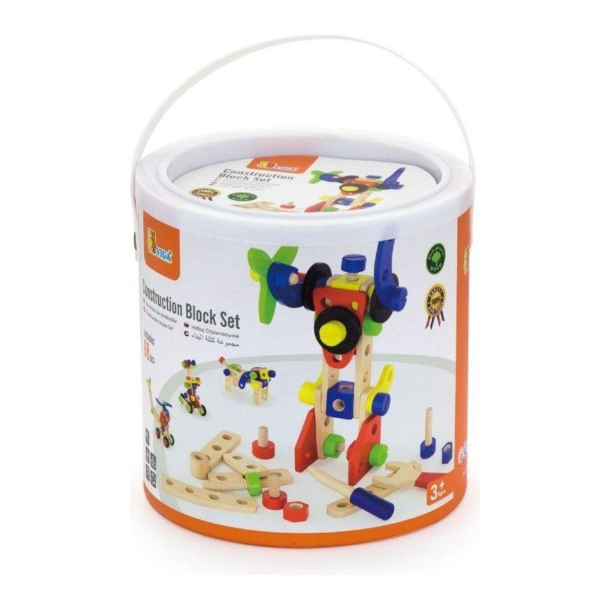 Wooden constructor 68 pcs. Viga – 5