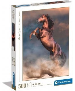 Puzzle 500 elements High Quality, Wild Red Stallion