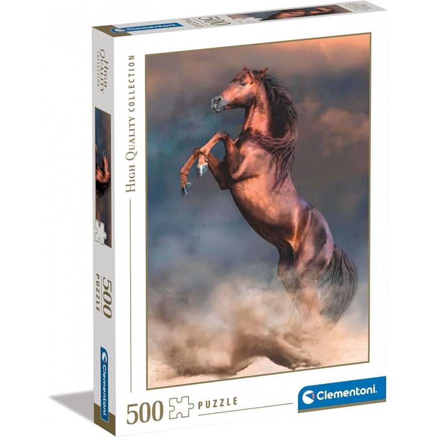 Puzzle 500 elements High Quality, Wild Red Stallion