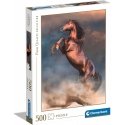 Puzzle 500 elements High Quality, Wild Red Stallion