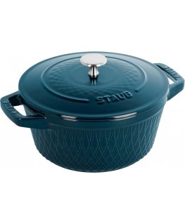 Staub apaļais čuguna pods - 2,3 l, jūras