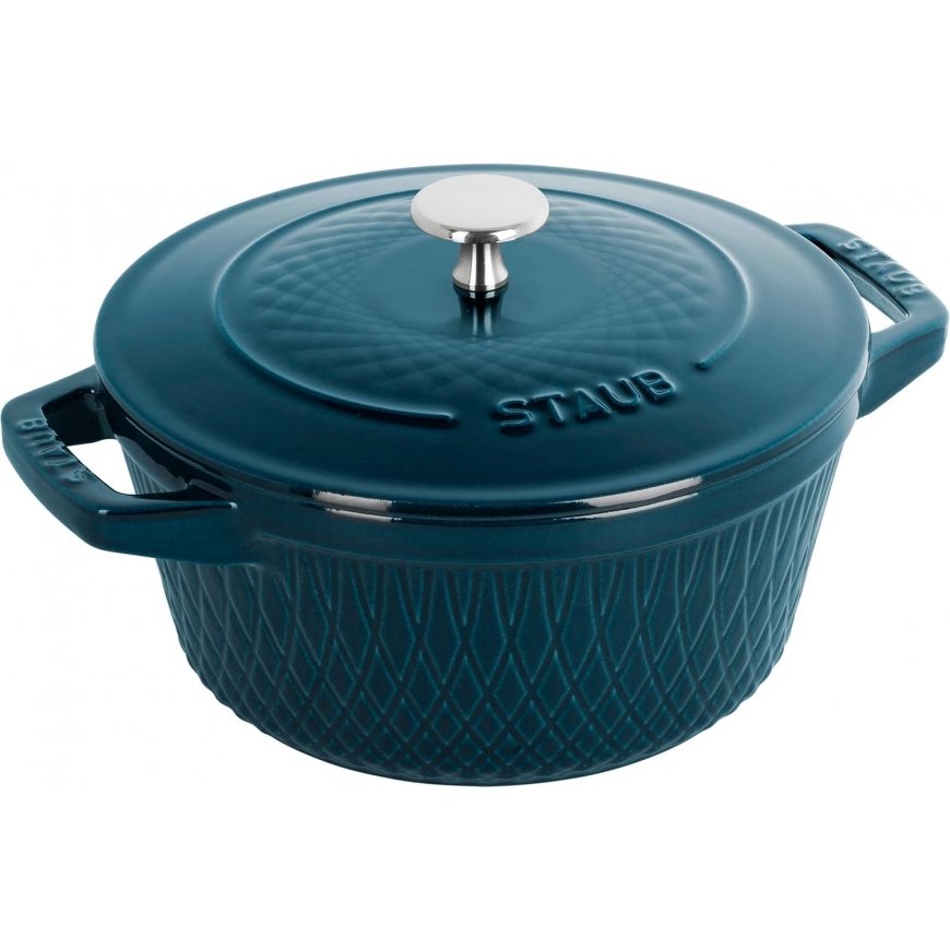 Staub apaļais čuguna pods - 2,3 l, jūras