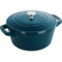 Staub Round Cast Iron Pot - 2.3 ltr, Marine