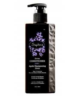 Saphira Divine Conditioner intensively moisturizing conditioner for frizzy, frizzy hair, 250 ml