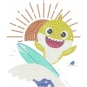 DIAMOND DOTS creative kit diamond painting Baby Shark Stay Cool!, 3295 diamonds, DBX.087 DIAMOND DOTS creative kit diamond painting Baby Shark Stay Cool!, 3295 diamonds, DBX.087