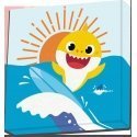 DIAMOND DOTS creative kit diamond painting Baby Shark Stay Cool!, 3295 diamonds, DBX.087 DIAMOND DOTS creative kit diamond painting Baby Shark Stay Cool!, 3295 diamonds, DBX.087
