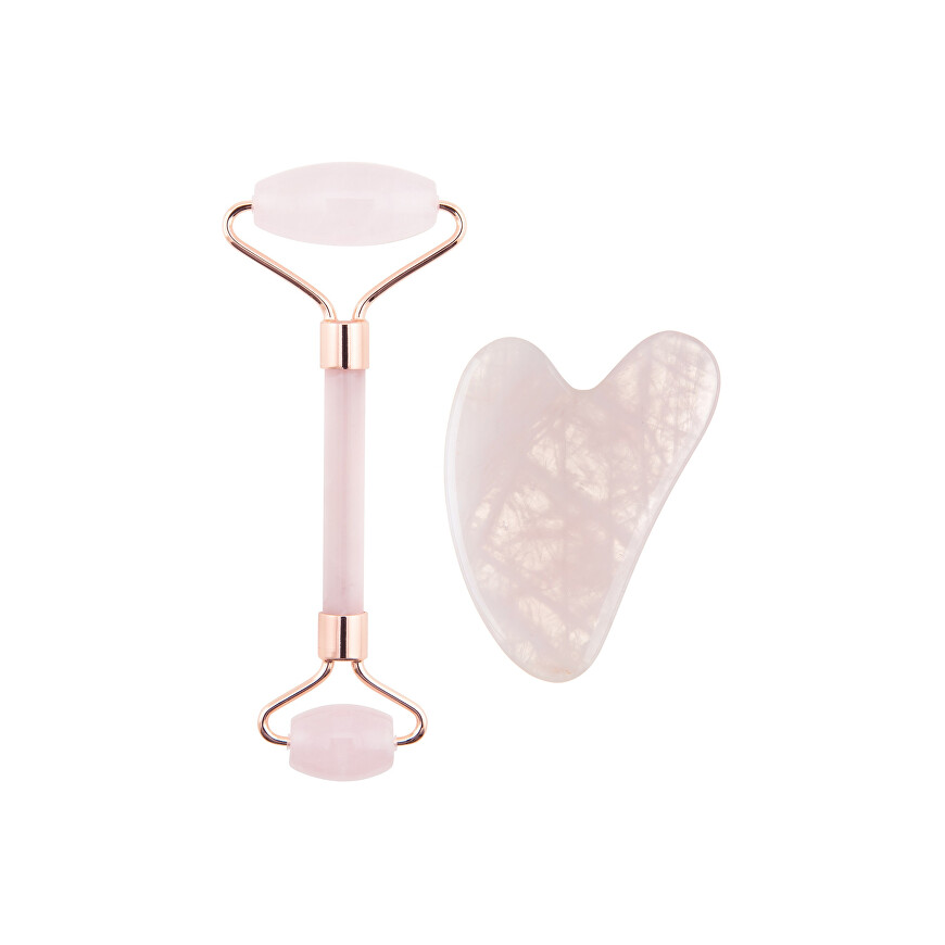 Palsar 7 Rose Quartz Jade Roller & Gua Sha Set – 2