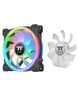 Thermaltake SWAFAN 12 RGB Kompiuterio korpusui Ventiliatorius 12 cm Juoda 3 vnt