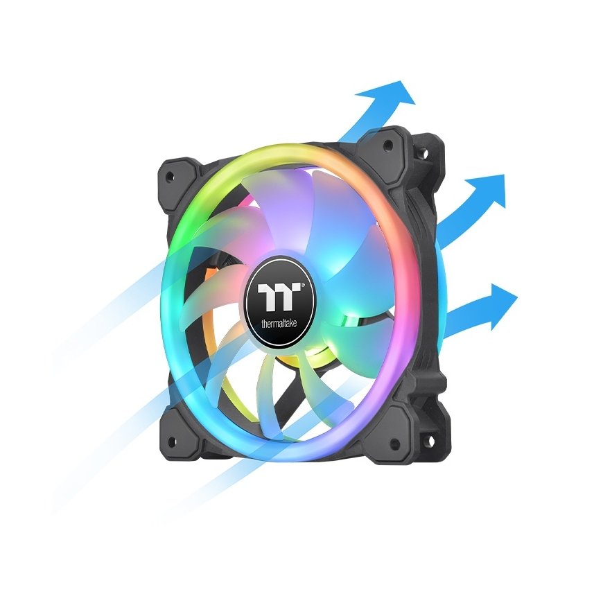Thermaltake SWAFAN 12 RGB Computer case Fan 12 cm Black 3 pc(s) – 2